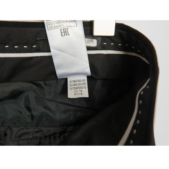 Banana Republic Sloan Slim Fit Black Dress Pants Petite Size 4 Women - Picture 10 of 13